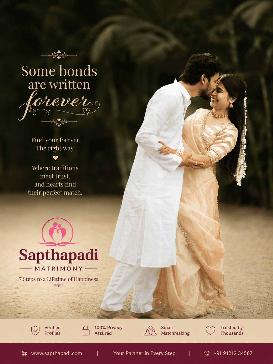 Some bonds are written forever, found through Saptapadi